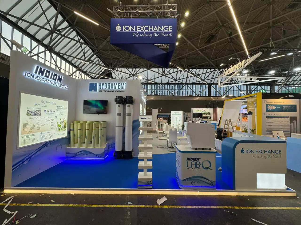 Ion Exchange Exhibition Stand Builders Amsterdam Europe