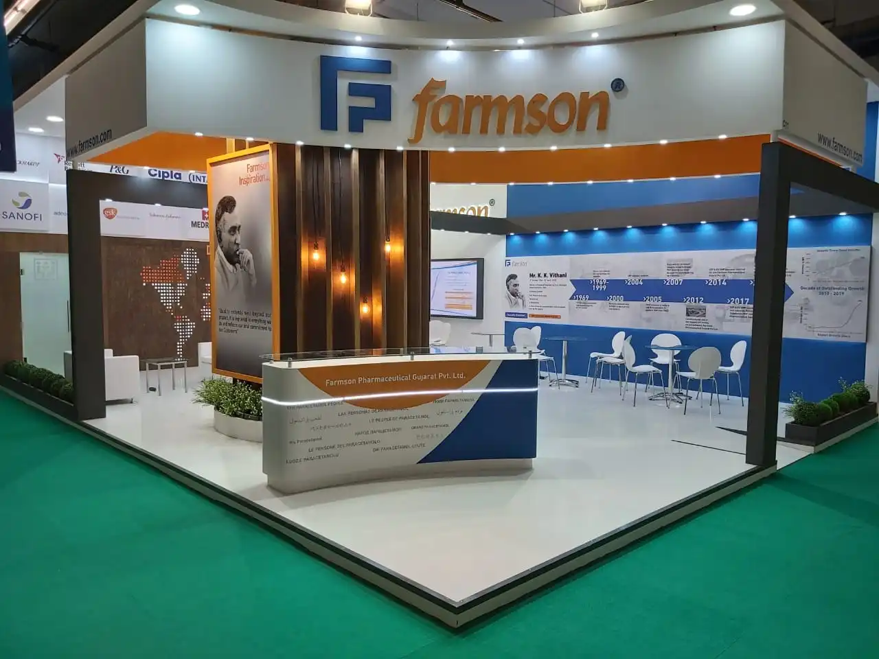 FARMSON CPHI WORLDWIDE 2019 Exhibition Stand