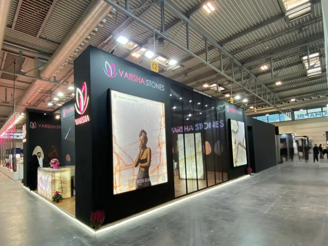 VARSHA STONES  Exhibition Stand