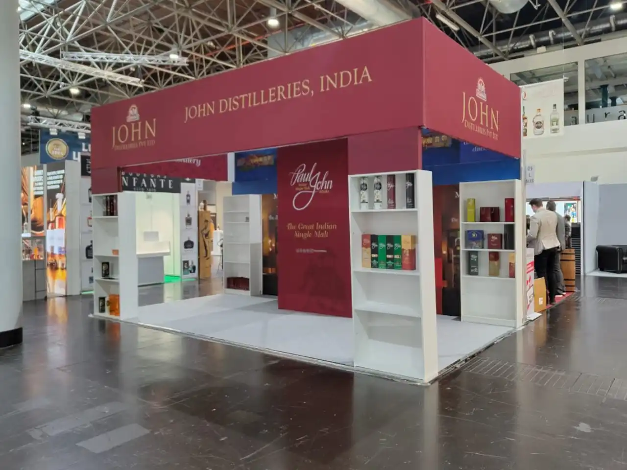 John Distilleries Exhibition Stand Design — Prowien 2025