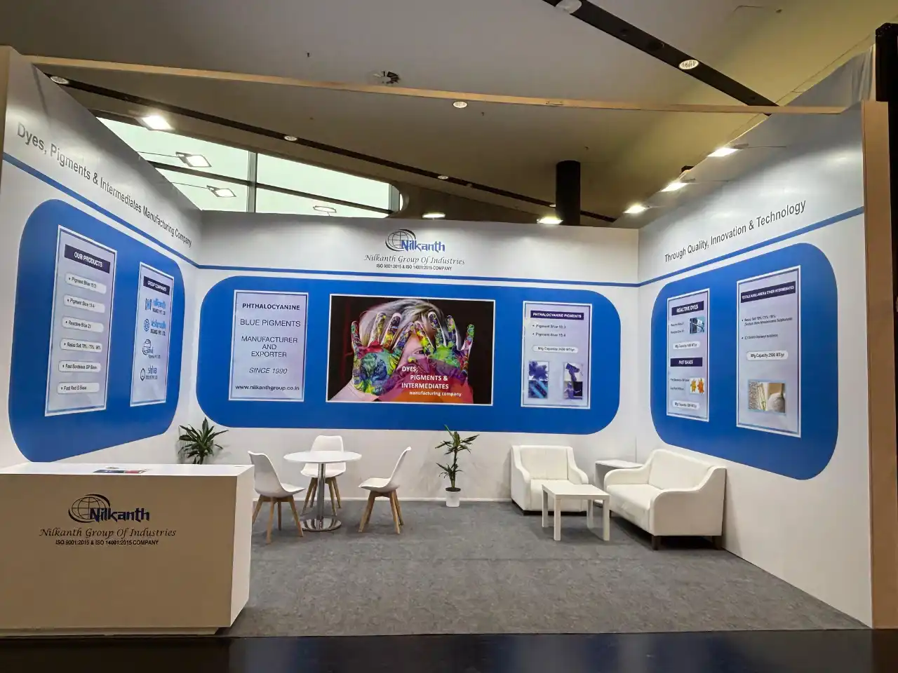 Nilkant Exhibition Stand Design — European Coatings Show 2025