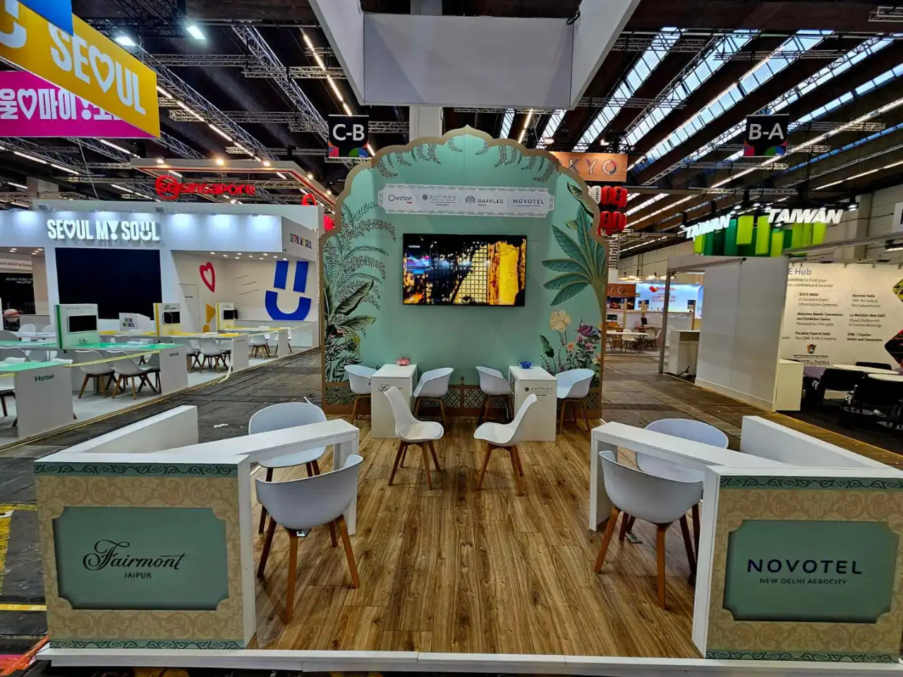 NOVOTEL Exhibition Stand Design — IMEX 2025