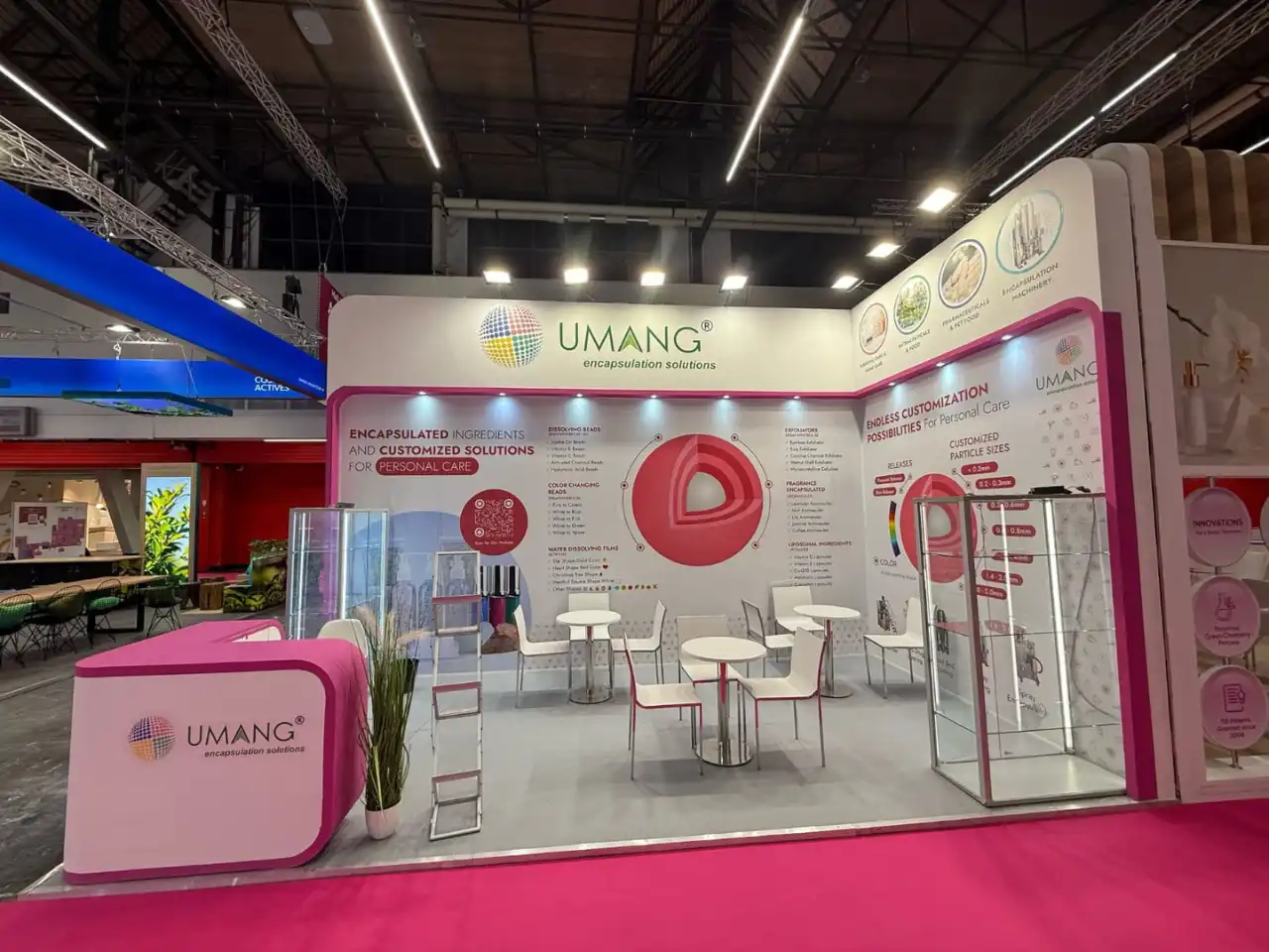 Umang Exhibition Stand Design — In-Cosmetics Global 2025