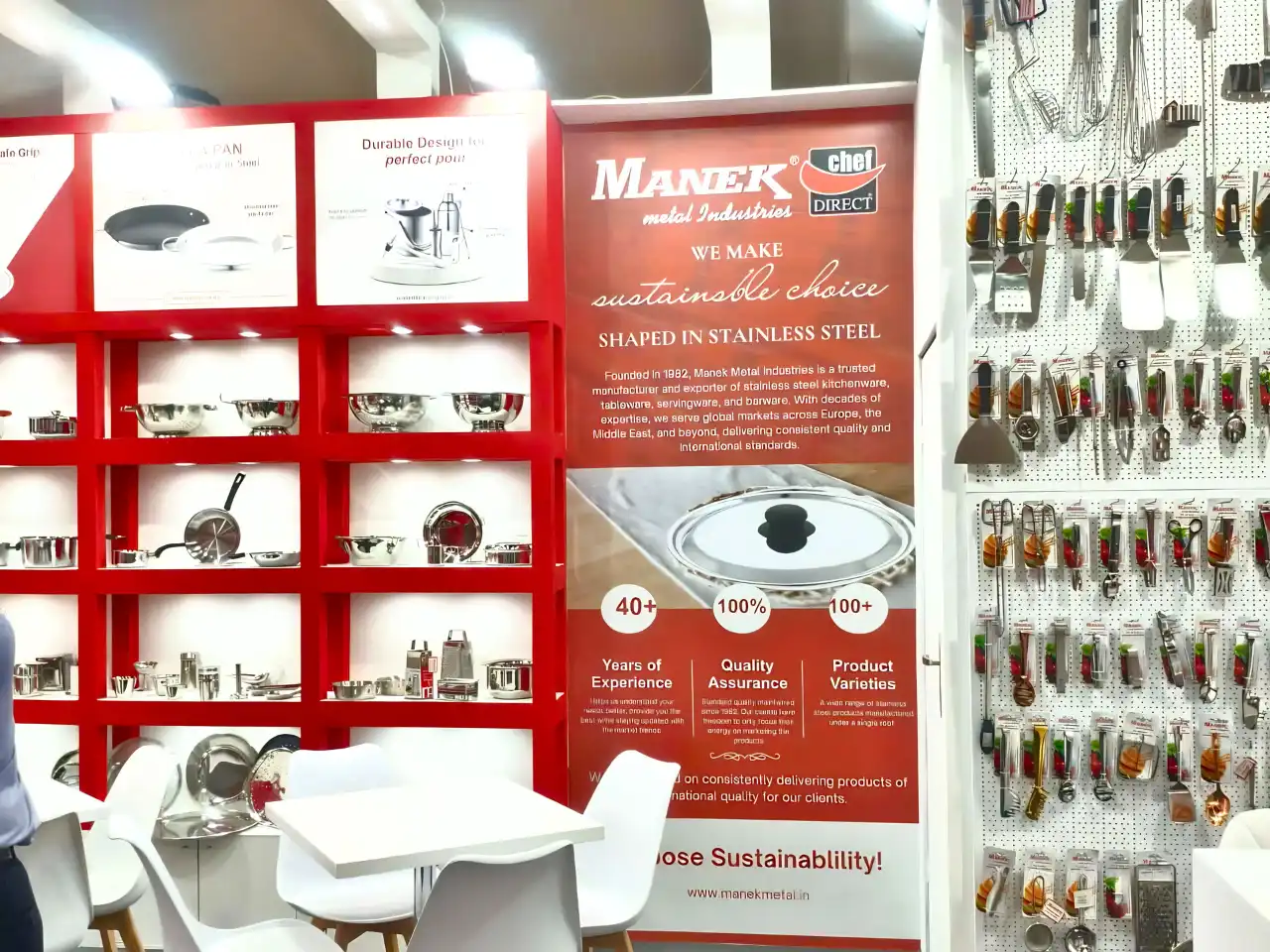 Manek Metal Exhibition Stand Design — Ambiente 2026