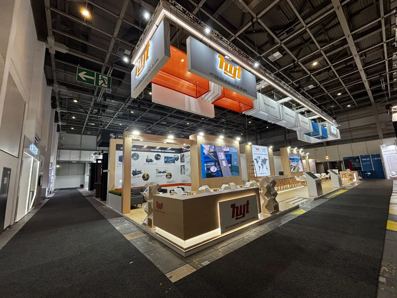 HYT Exhibition Stall – Innotrans · 192 sqmt · Berlin