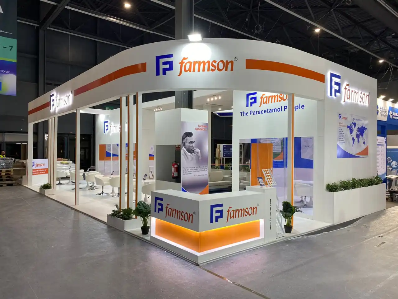 Farmson Exhibition Stand CPhI Spain 2023