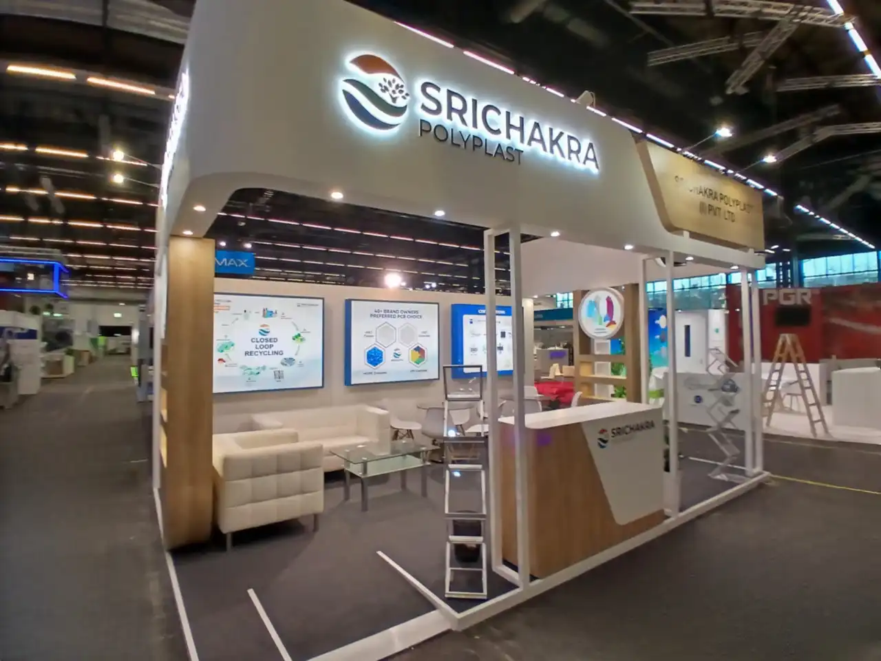 Three Side Open Exhibition Stand Srichakra Polyplast PRSE 2025