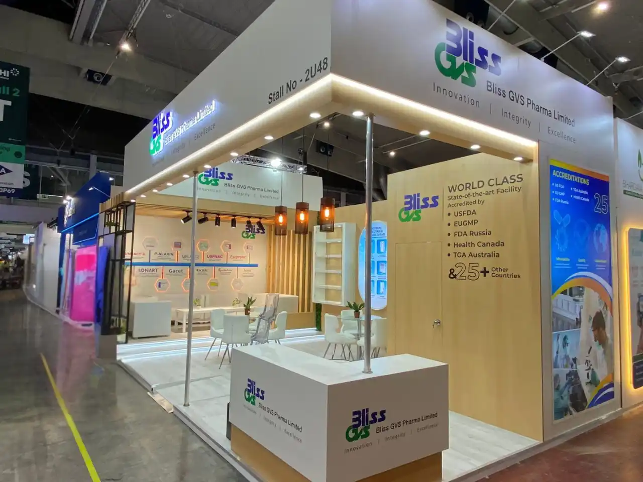 Bliss GS Exhibition Stand CPhI Spain 2023