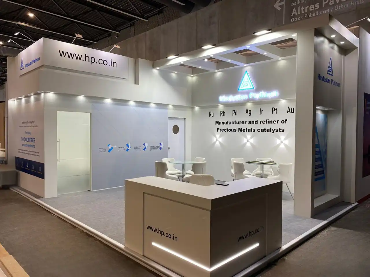 Hindustan Platinum Exhibition Stand CPhI Spain 2023
