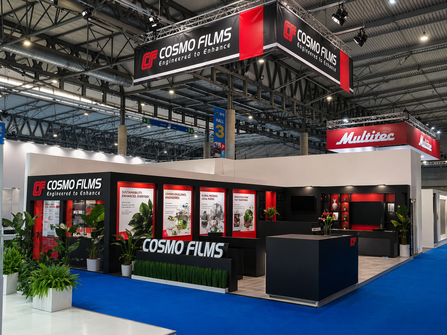 Cosmo Films Exhibition Stand Label Expo Europe 2025