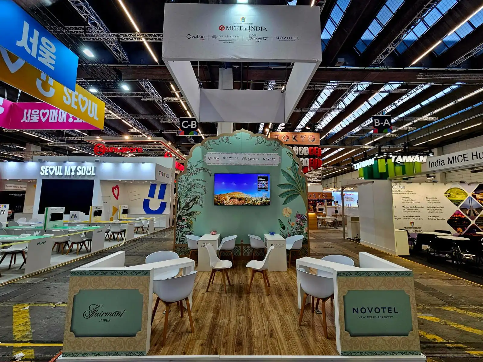 Novotel exhibition stand builders Frankfurt Europe