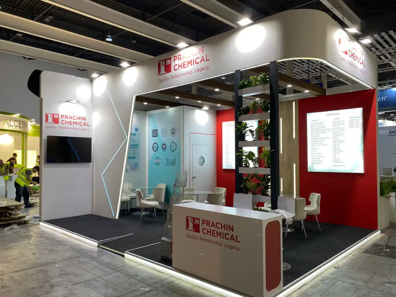 Prachin Chemical Exhibition Stand CPhI Spain 2023