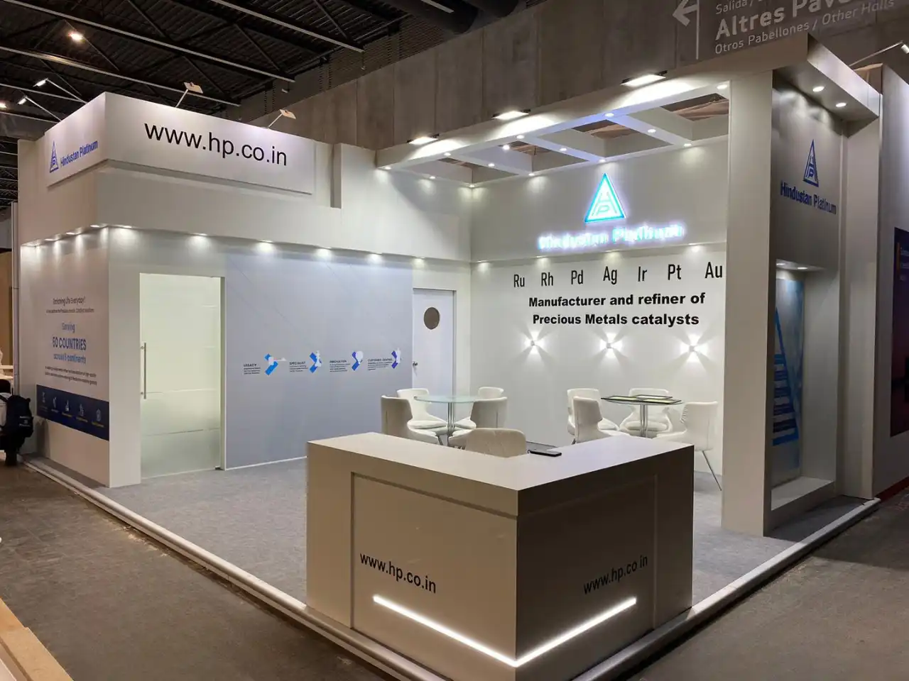 Hindustan Platinum Exhibition Stand CPhI Spain 2023