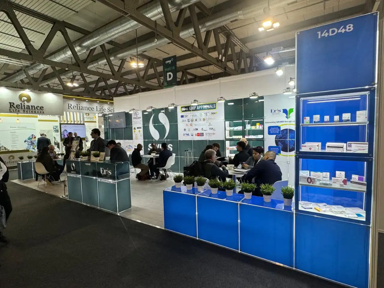 Swiss Exhibition Stand CPhI Worldwide 2024 Italy