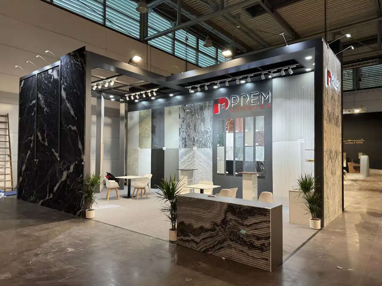 Prem Marbles Exhibition Stand Marmomac 2024 Italy