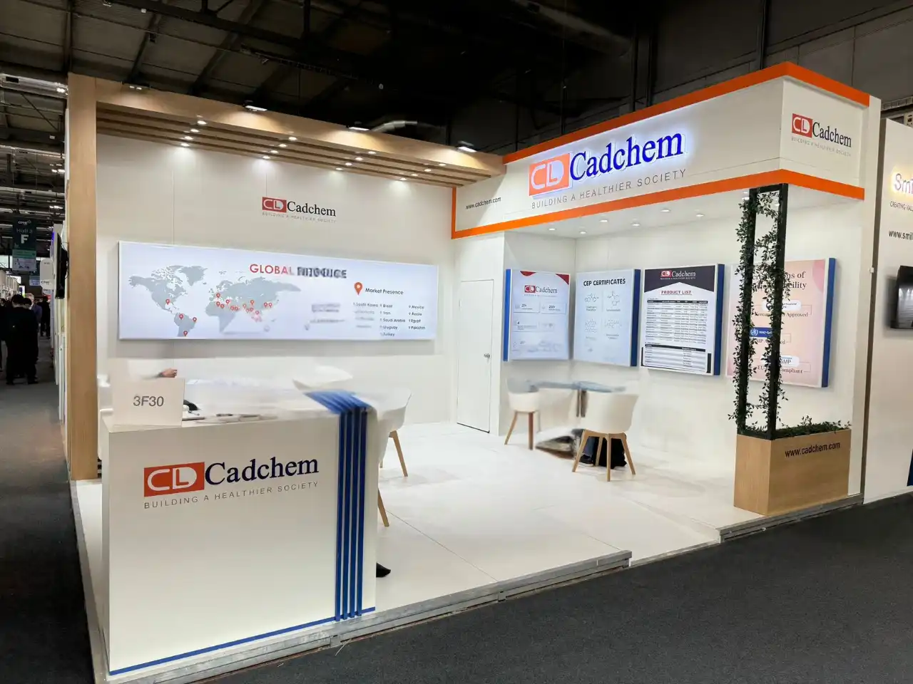 Cadchem Exhibition Stand CPhI Worldwide 2024 Milan Italy